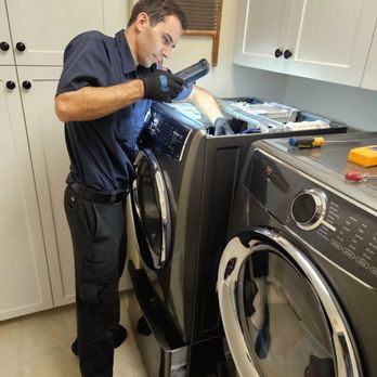 Clogged dryer vent line being professionally cleaned in Gainesville FL